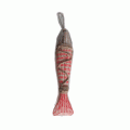 Hanging Fish - Red & White Large Hanging Fish - Red & White Large